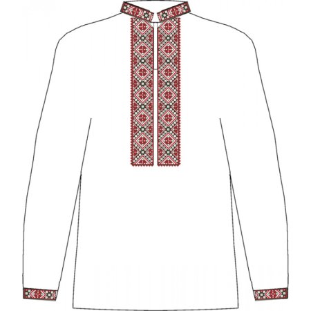 Рисование русская рубаха