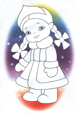 Раскраски новогодние для детей