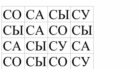 Печатные слоги са Су со