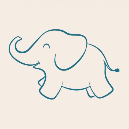 Контуры животных для вырезания