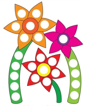 Пластилиновые заплатки Подснежник