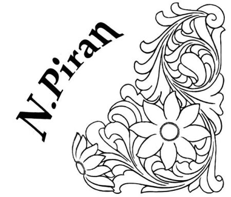 Тиснение Шеридан эскизы