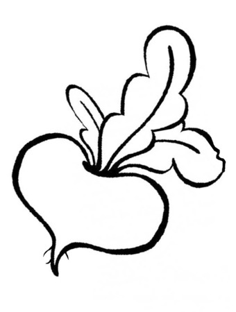 Репка раскраска для детей