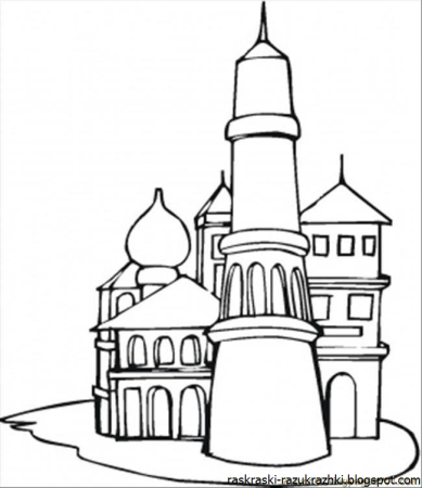 Собор Василия Блаженного нарисовать