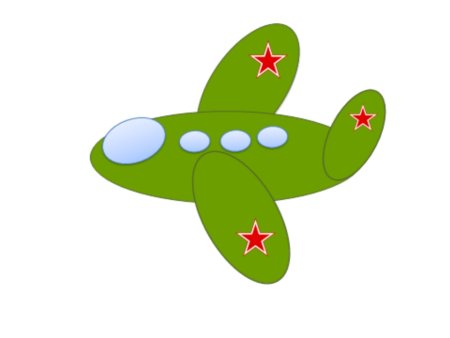 Вытынанка самолет