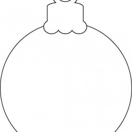 Елочный шар трафарет