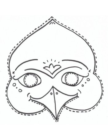 Трафарет - маска