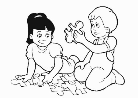 Детские игры раскраски