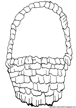 Корзина раскраска