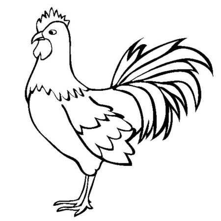 Гусь раскраска