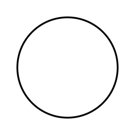 Круг раскраска