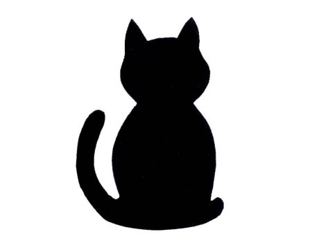Трафарет кошки для вырезания