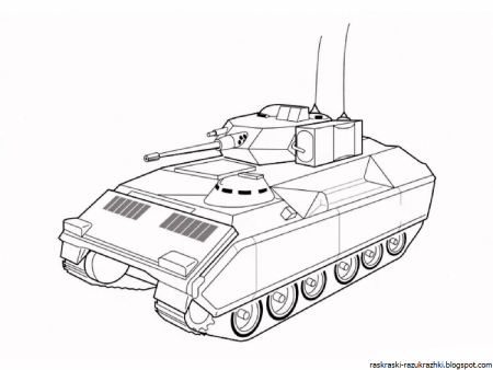 Раскраска танки т 80