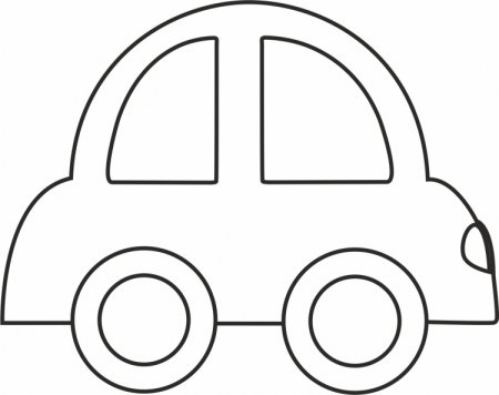 Машина раскраска для малышей