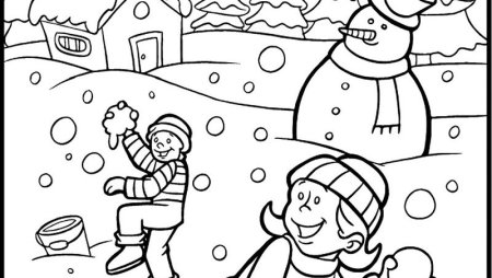 Зима раскраска для дошкольников