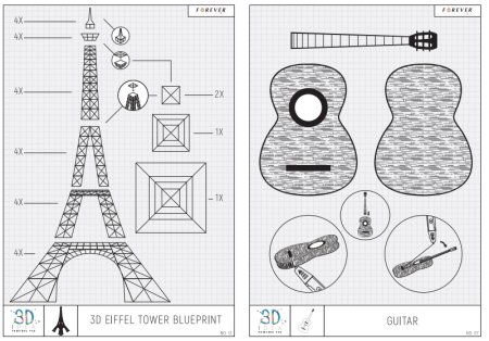Трафареты для 3д ручки объемные