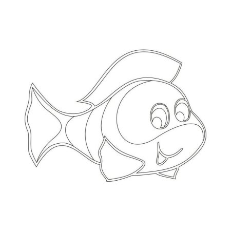 Трафарет "рыбки"