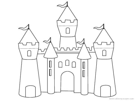 Замок рисунок