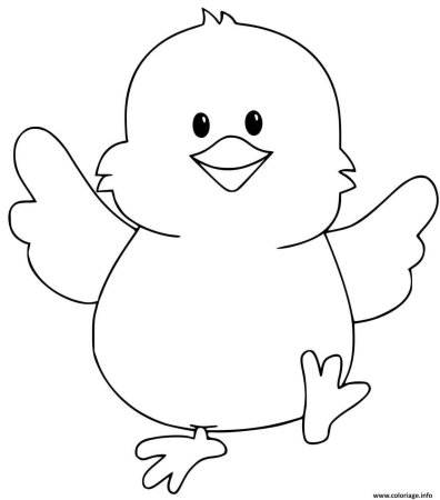 Цыпленок. Раскраски