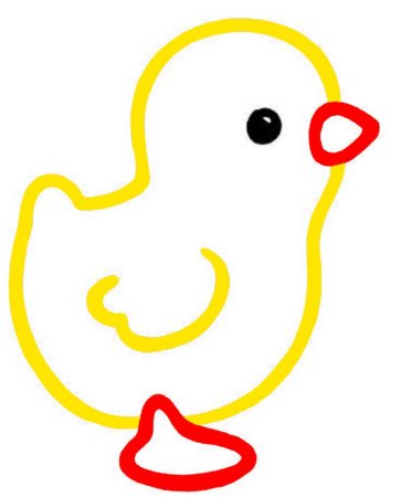 Цыпленок раскраска для детей