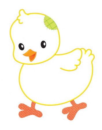 Цыпленок. Раскраски