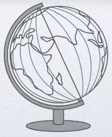 Трафарет глобуса для рисования (42 фото)