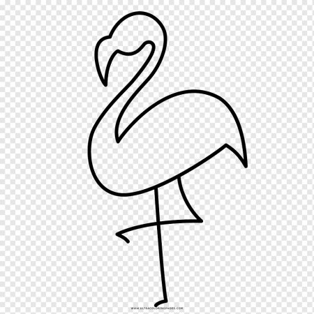 Трафарет фламинго для рисования (45 фото)