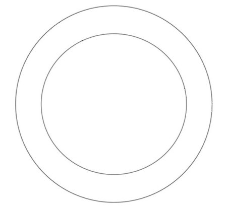 Аппликация тарелка