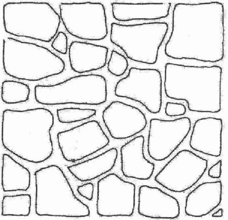 Трафарет каменной кладки