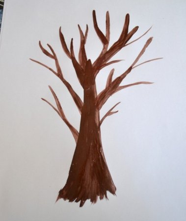 Трафарет дерева для рисования красками (47 фото)