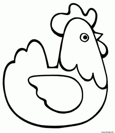 Трафарет курицы для рисования (44 фото)