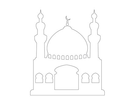 Аппликация мечеть