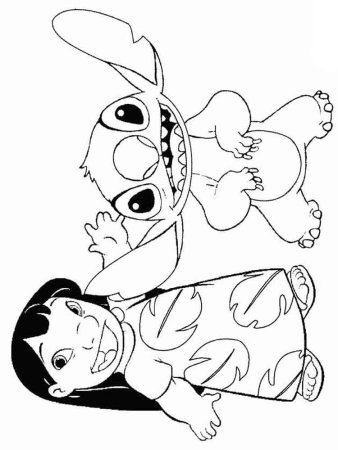 Разукрашка Lilo и Стич