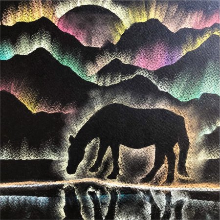 Трафареты для рисования пастелью