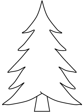 Елка раскраска