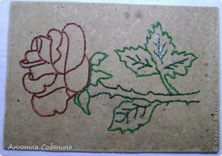 Рисование солью и клеем ПВА цветы