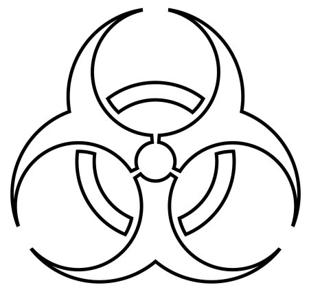 Биохазард знак Чернобыль