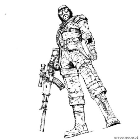 Раскраска Call of Duty