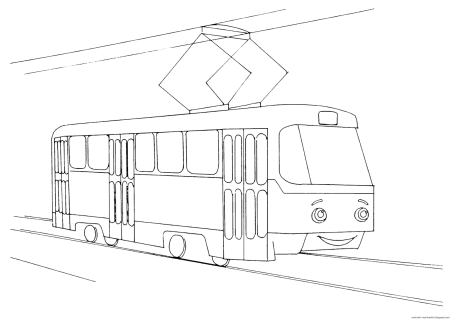 Раскраска автобус