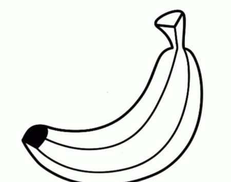 Трафарет банана для рисования (43 фото)