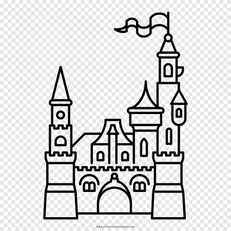 Средневековый замок эскиз
