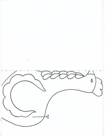 Дымковская роспись индюк