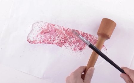 Рамка брызги краски