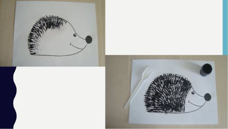 Рисование Ёжика в младшей группе