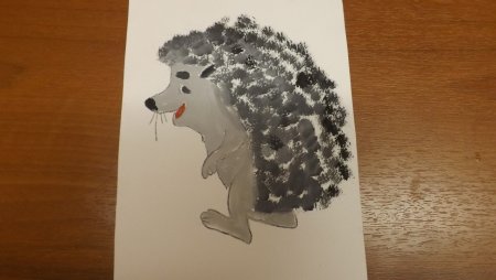 Рисование жесткой кистью
