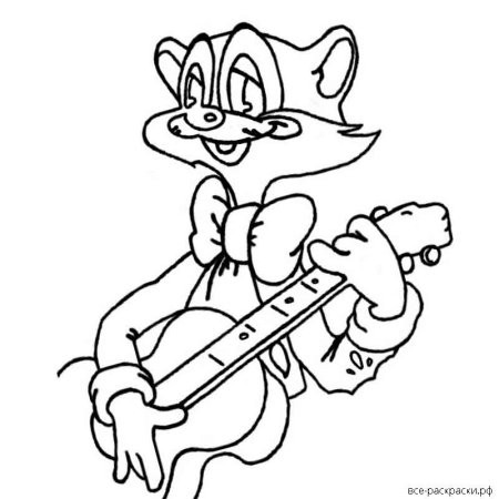 Разукрашки кот Леопольд