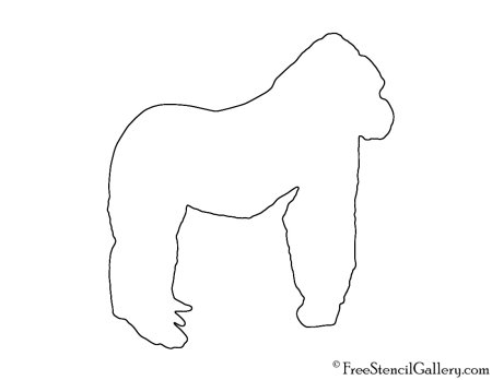 Очертание гориллы