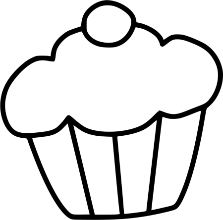 Кекс трафарет