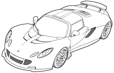 Hennessey Venom gt раскраска