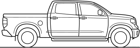 Toyota Tundra вид сбоку
